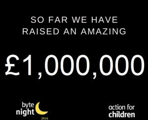 Byte Night raises £1m