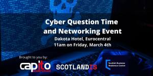 Cyber Question Time and Networking Event