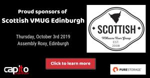 Capito Sponsor Scottish VMUG in Edinburgh