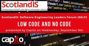 Capito present at ScotlandIS' Low Code and No Code Forum