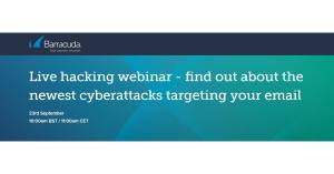 Live Hacking Webinar from Barracuda
