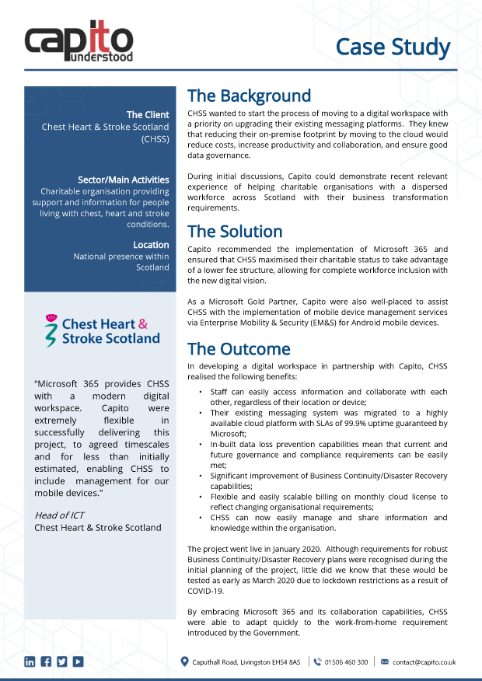 Click to view pdf format of Miller Hendry case study