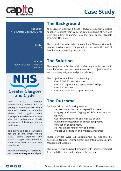 Click to view pdf format of the NHS GCC case study